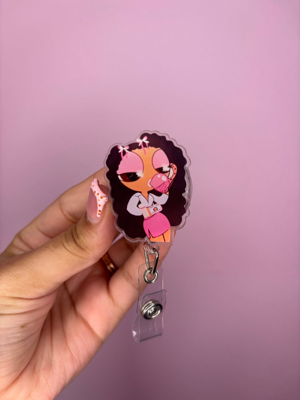 hot nurse badge reel