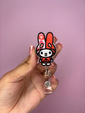 Baby bape kitty badge reel