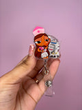 ER babe badge reel