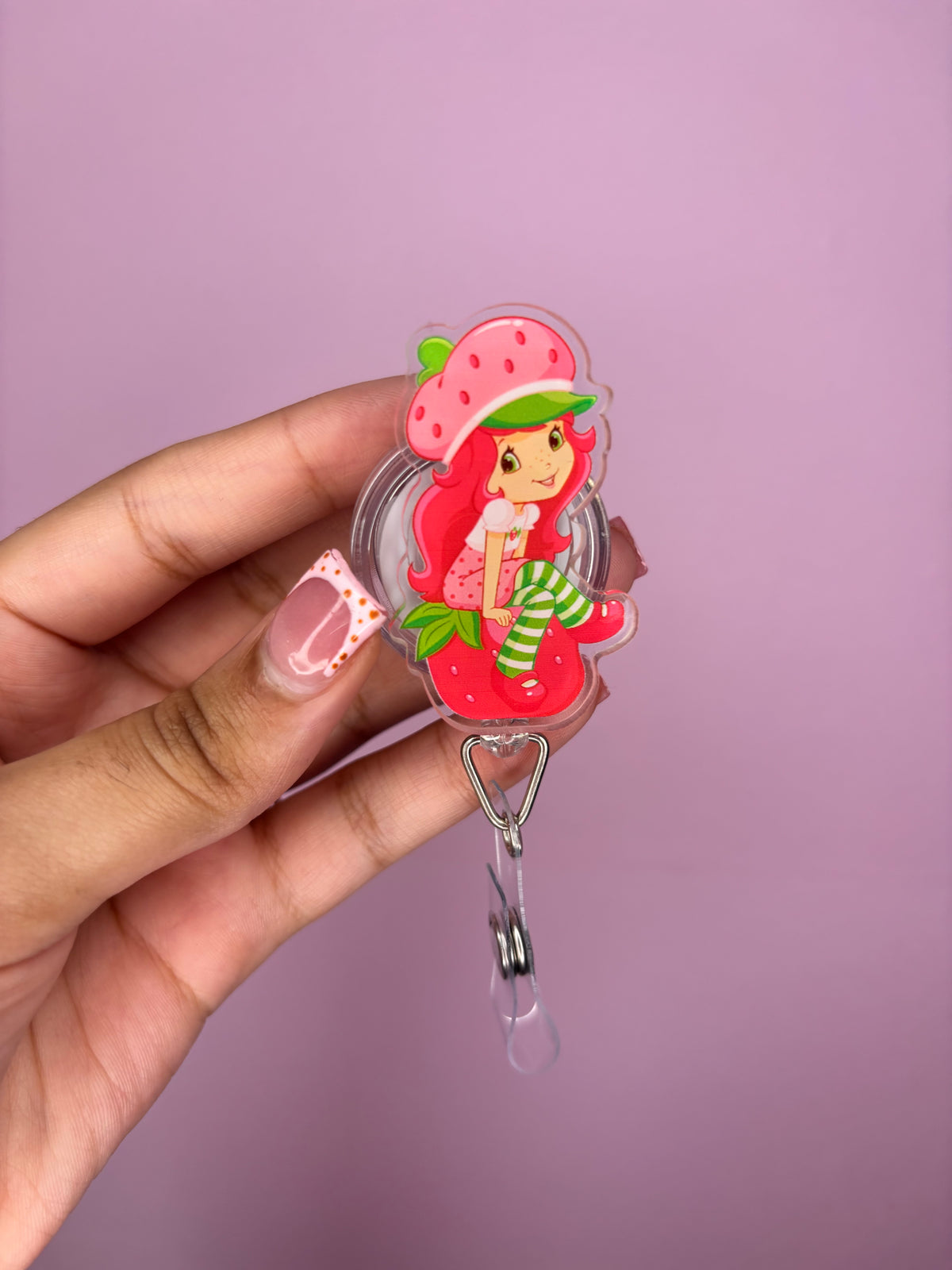 MRS STRAWBERRY GIRL BADGE REEL