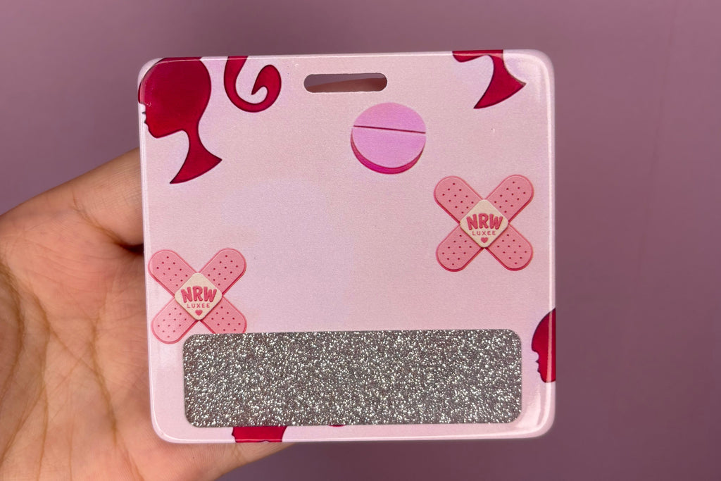 Barbie girl badge buddy
