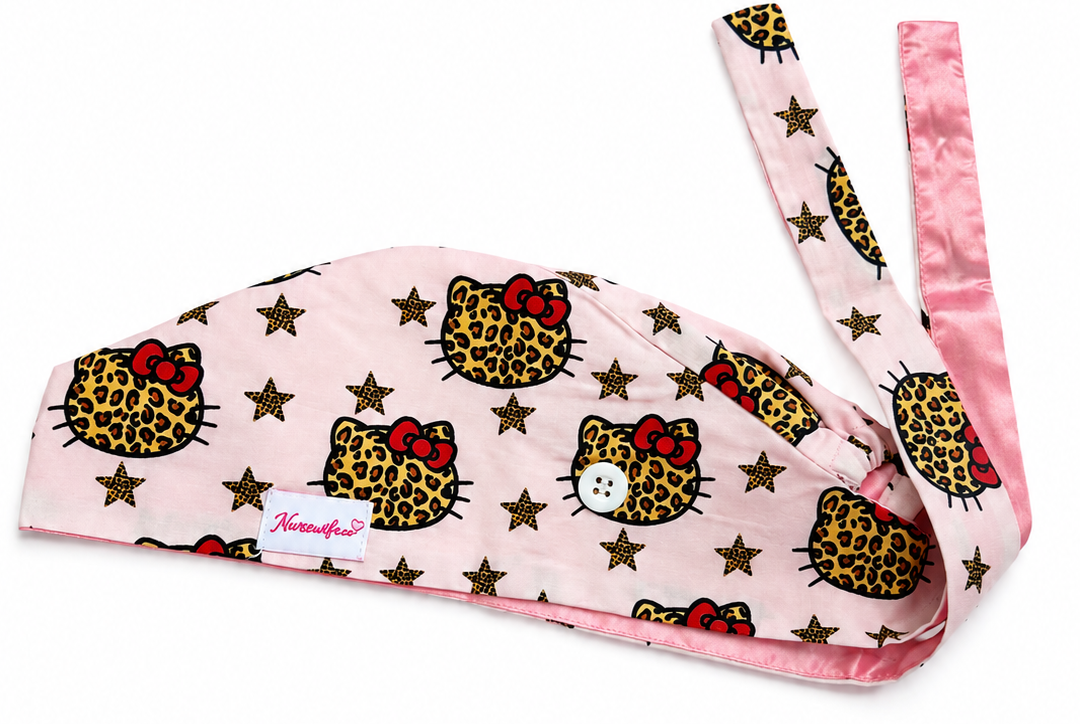 CHEETAH KITTY CAP